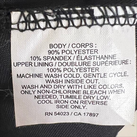 🎁 Old Navy Black Velvet Bell Sleeve V-Neck Dress Size Small - Picture 6 of 6